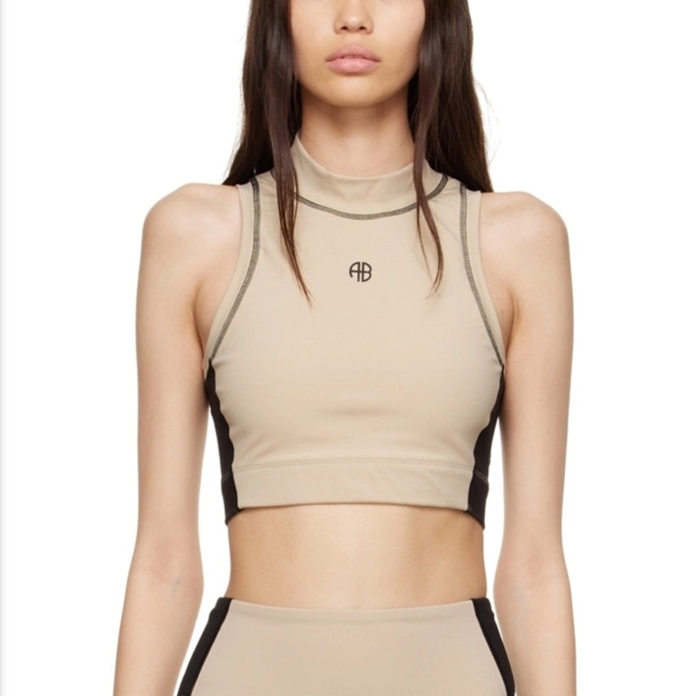 Anine Bing Tan Jenna Bra/Top - Picture 1 of 5